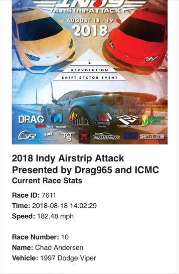 2018 Indy Airstrip Attack